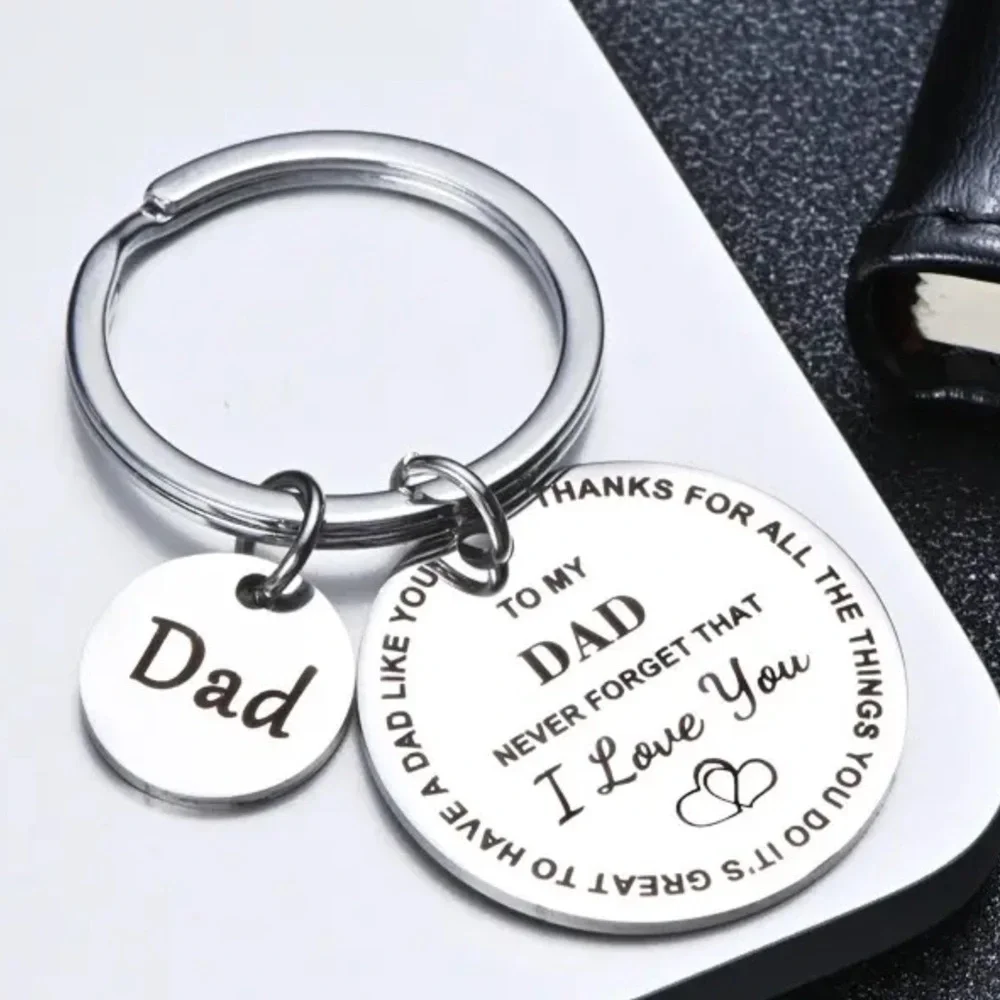I Love Dad Key Ring Keychain Father’s Day Gift